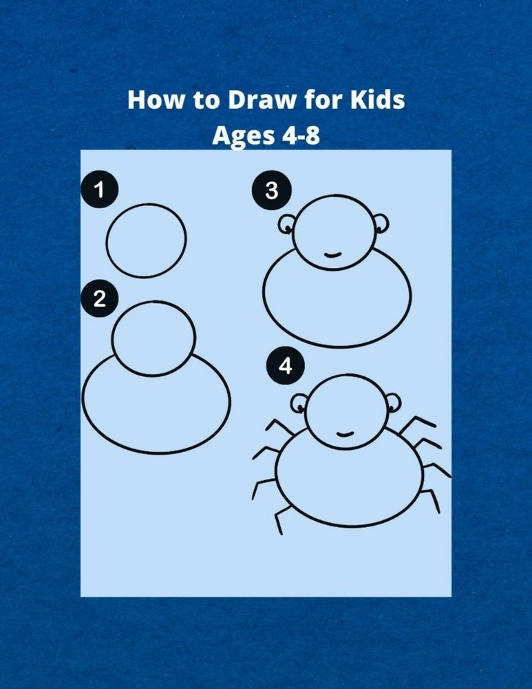 How to Draw for Kids ages 4-8 Simple Step by Step How to Draw Animals