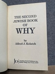 The Jewish Book of Why Alfred J Kolatch Slip Case 2 Volume Set Hard Cover