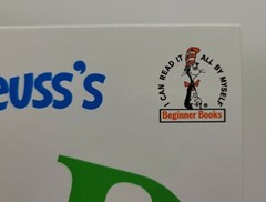 Dr. Seuss’s A B C Hardback Dr. Seuss EXCELLENT 7″x 9″ Beginner Books