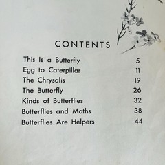What Is A Butterfly Book 1958 Gene Darby What Is It Series Vintage MCM Science