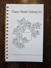 House Plants Coloring books for adults. A5 Size Coloring Book 8.5 in X 5.5 in.