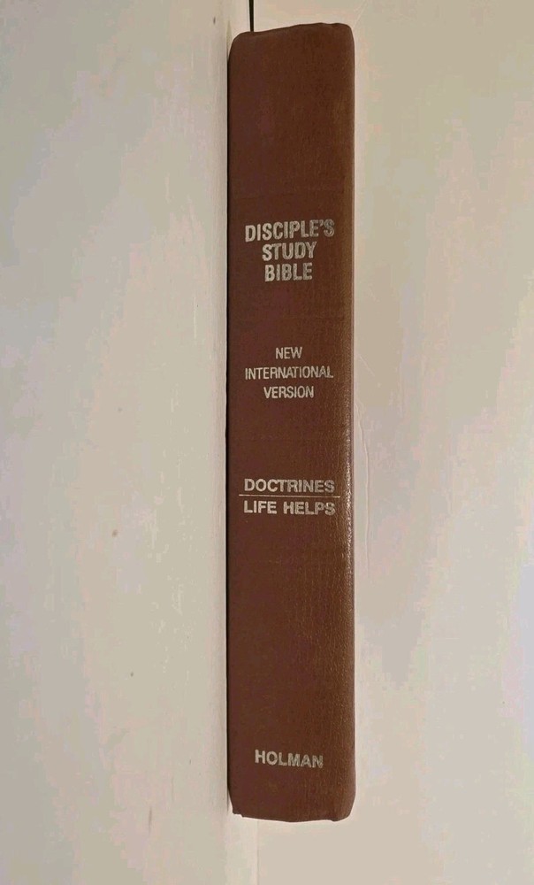 Disciple’s Study Bible NIV (1984) 1988 Holman Doctrines Helps Bonded Leather
