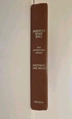 Disciple’s Study Bible NIV (1984) 1988 Holman Doctrines Helps Bonded Leather
