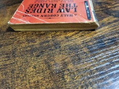 Vintage paperback 1935 western wild west shotgun fight six guns renegade cowboy