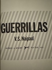 GUERRILLAS By V. S. Naipaul – Hardcover
