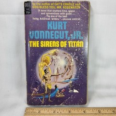 The Sirens of Titan Paperback BOOK by Kurt Vonnegut Jr Dell First Edition 1966