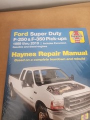 1999 thru 2010 Ford Super Duty F-250 & F-350 Pick-Ups Haynes Repair Manual *New*