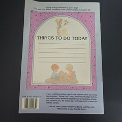A Golden Book, PRECIOUS MOMENTS, STICKER FUN, 2285, 1990