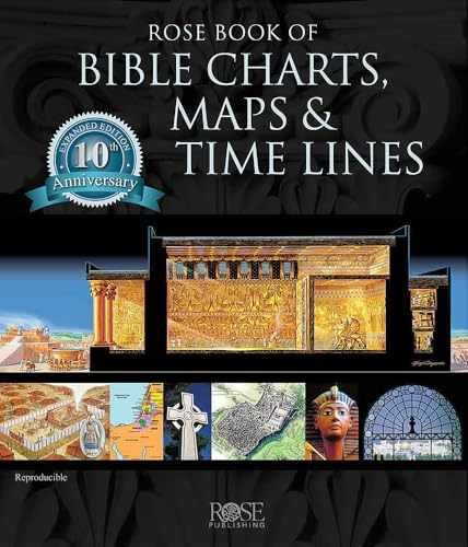 Rose Book of Bible Charts, Maps, – Spiral-bound, by Rose Publishing – Very Good
