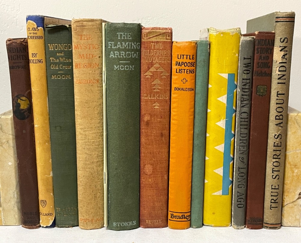 Native American Juvenile Library Lot 1900-1929 Inscribed 1st Color Plates 11 Vol