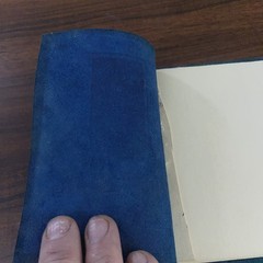 1930 Penn State Leather Book 6” X 4” Hand Made Vintage 30ish Pages
