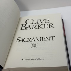 CLIVE BARKER: Sacrament ( 1st edition 1st Printing HCDJ) Clive Barker