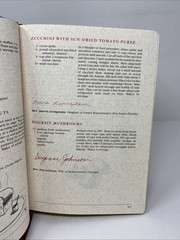 The Congressional Club Cook Book 1993 Red Faux Leather Cookbook
