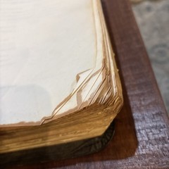 VTG 1973 Holy Bible New Analytical Edition Dickson KJV Moroccan Leather DAMAGED