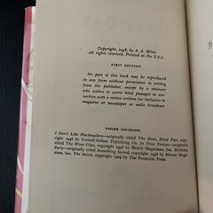 A.A. Milne BIRTHDAY PARTY AND OTHER STORIES E.P. Dutton 1948, 1st Ed. HC/DJ