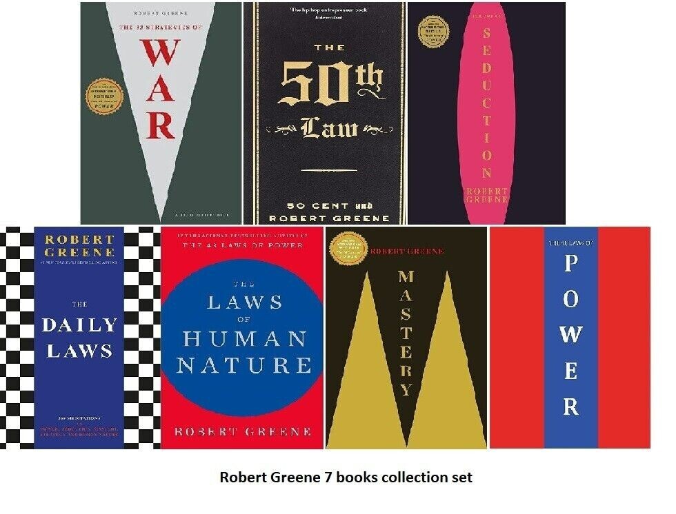 New: Robert Greene Complete 7 Books Collection Set 'Free Ship From USA’