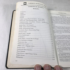 Cameron Hydraulic Data 1977 Vintage Book Hardcover Ingersoll Rand