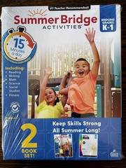 Summer Bridge Activities Grades K to 1 & Spectrum Math 1st Grade :NEW Sealed Set