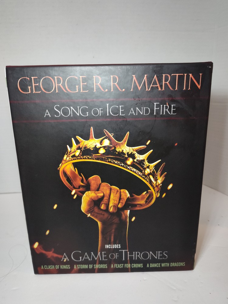 Game of Thrones 5 Book Box Set Song of Ice and Fire + Bonus Book GRRM