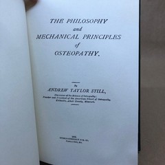 The Philosophy and Mechanical Principles of Osteopathy