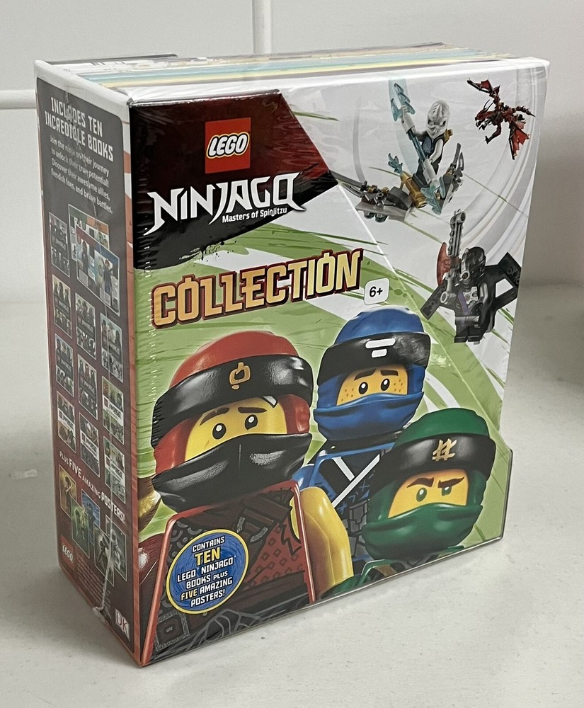 Lego Ninjago Collection 10 Books Plus 5 Posters Brand New!
