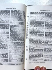 German Bible, Die Bibel, Schlachter 2000, Imitation Leather, Brown Black 2-toned