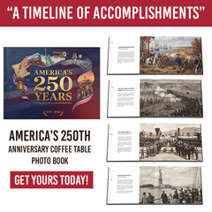 America’s 250th Anniversary Hardcover Coffee Table Book (24 Pages)