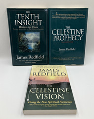 Celestine Prophecy Lot of 3 by James Redfield Spiritual Awareness Vintage HC PB