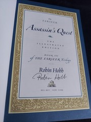 Robin Hobb ~ Farseer Trilogy Illustrated Assassin’s Apprentice ~ SIGNED 1st Set!