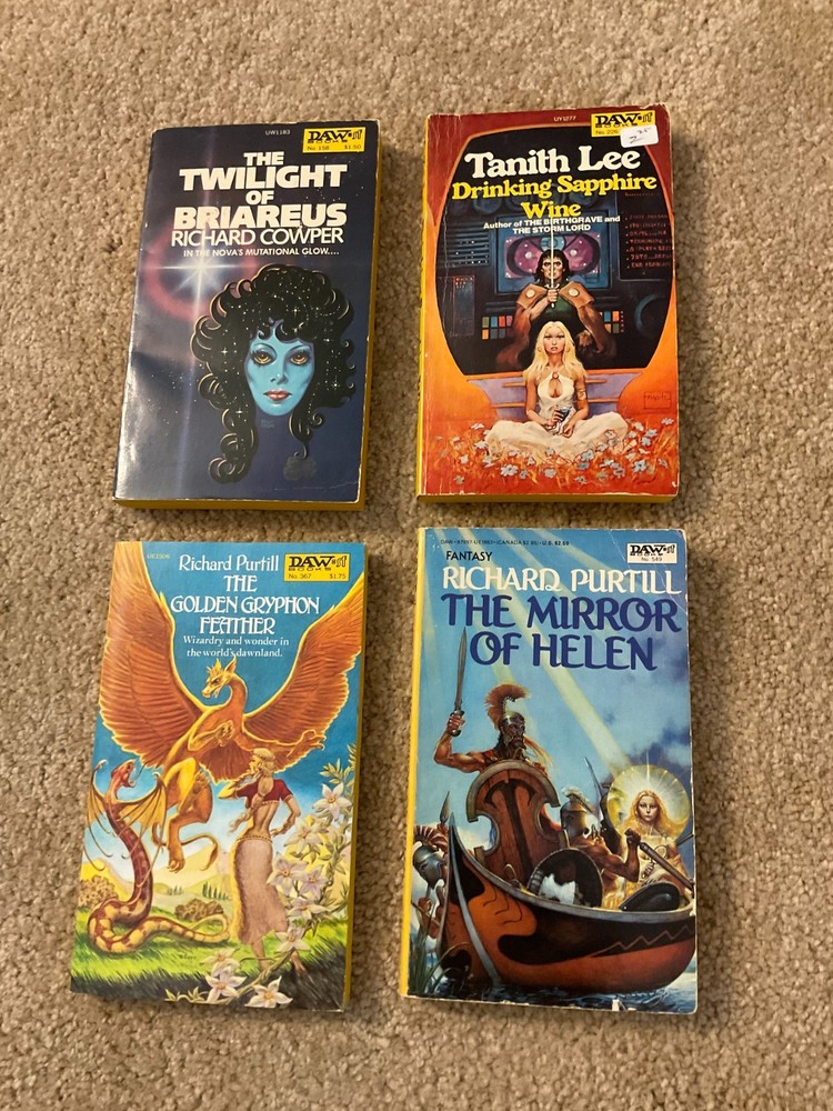Lot#1 of 4 DAW Yellow Spine 1st Printing Rare / Hard-to-Find Lee Cowper Purtill