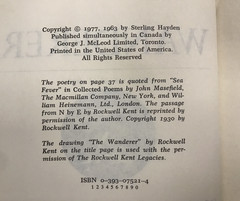 STERLING HAYDEN (1977 issue) Book WANDERER 434 Pages in Slipcover VERY GOOD+