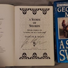 A Song of Ice and Fire: A Storm of Swords by George R. R. Martin HC Signed