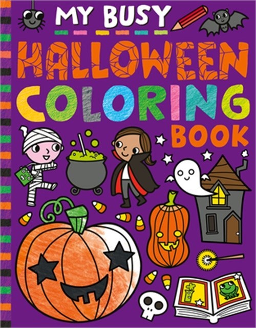 My Busy Halloween Coloring Book (Paperback or Softback)