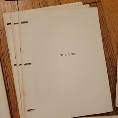 American Bible Society New Testament Wide Margin Loose Leaf Pages INCOMPLETE
