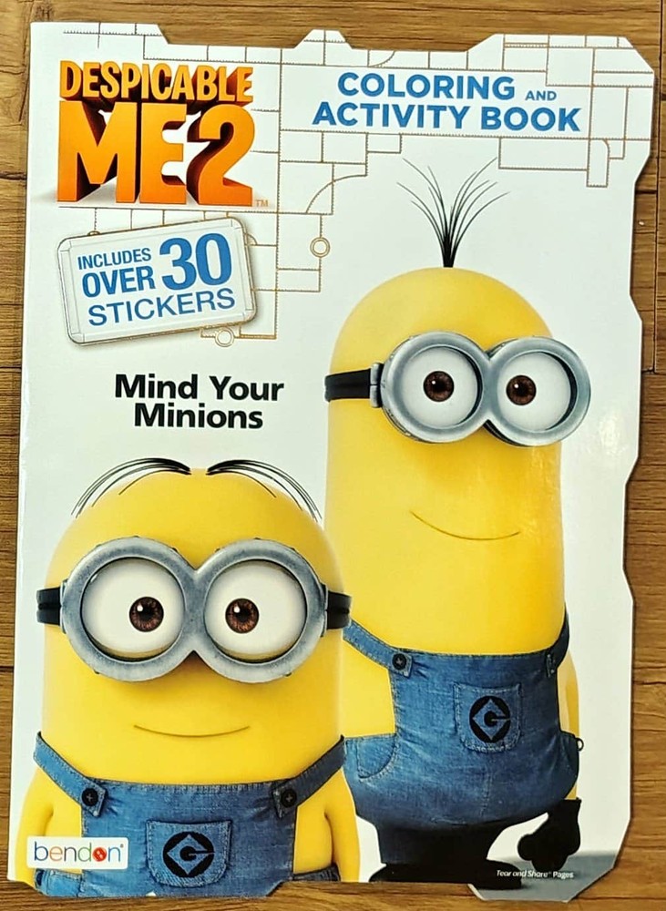 Despicable Me 2 Coloring & Activity Book 64 pages with 30 stickers – 2014