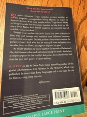 A. J. Finn – End of Story – LARGE PRINT – Paperback – Pre-owned