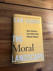 Free Press First Edition First Printing The Moral Landscape Sam Harris Hardcover