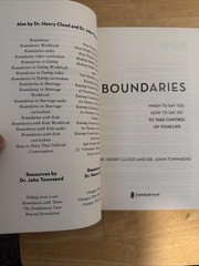 Boundaries : When to Say Yes, How to Say No to Take Control of Your Life by…