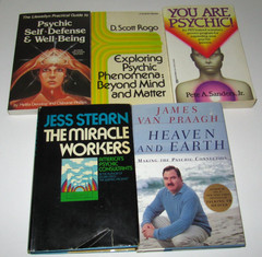 Lot of 5 books on Psychics & Psychic Powers TPB/HB