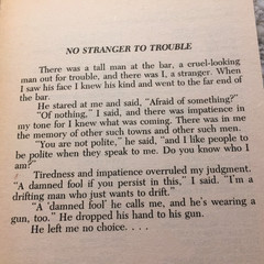 Passin’ Through Louis L’Amour 1985 Bantam Books Fugitive On The Run Western Book