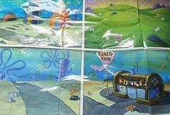 My Busy Books Nickelodeon Spongebob SquarePants w/Play mat AS SHOWN HTF
