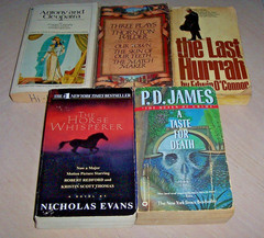 5+ lbs paperbacks * mixed lot vintage/newer * various genres & authors