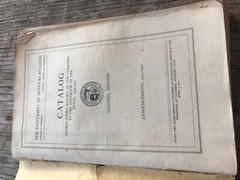1935-1936 The University of Missouri Bulletin Catalog Columbia MO 383 Pages book
