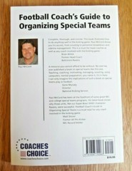 NEW! Paul McCord „Football Coach’s Guide to Organizing Special Teams” Paperback