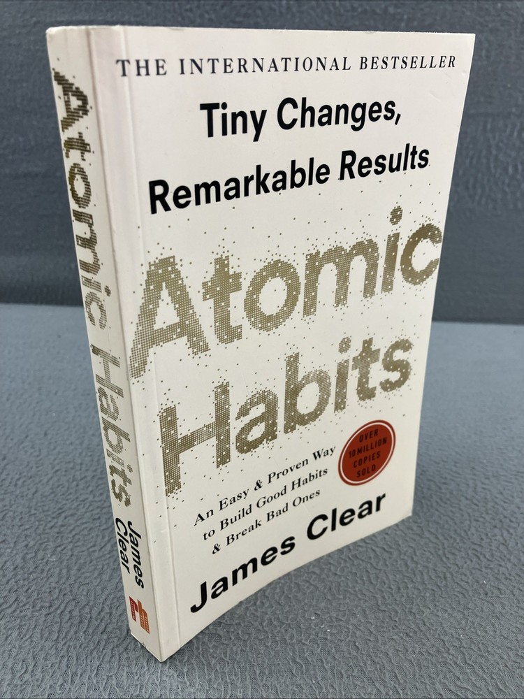 ATOMIC HABITS by JAMES CLEAR Paperback Book