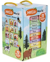 Hello World 12 Board Books Collection Set – Ages 2+ – By Sweet Cherry Publishing