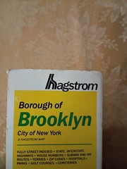 Hagstrom Borough of Brooklyn City of New York Street Map Folded Vintage Book