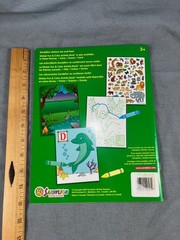 Sandylion JUNGLE Sticker Fun & Color Activity Book w/ Over 100 Stickers Vtg 2000