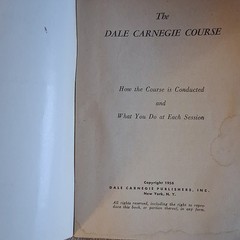 VINTAGE The Dale Carnegie Course PB ’58 Public Speakng Leadershp Human Relations