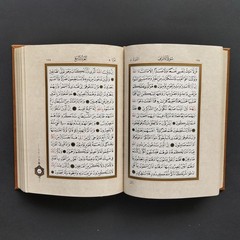 Holy Quran Book by Hamid Aytaç, Arabic Mushaf with box, Gilded Page Edges